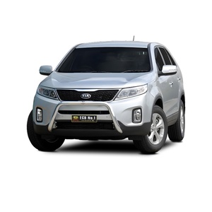 ECB Silver Hammertone Nudge Bar to suit Kia Sorento 10/12 - 03/15