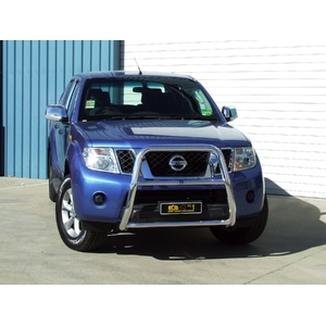 ECB Black Ripple Nudge Bar - Series 2 to suit Nissan Navara D40 ST-X V6 TD 2012 - 03/15