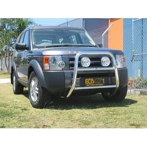 ECB Polished Nudge Bar - Series 2 to suit Landrover Discovery 3 04/05 - 09/09