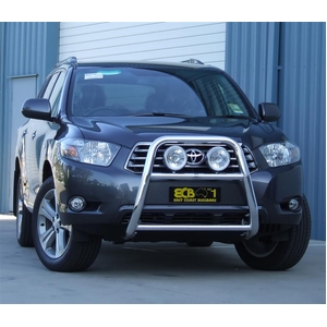 ECB Textura Black Nudge Bar - Series 2 to suit Toyota Kluger 08/07 - 08/10