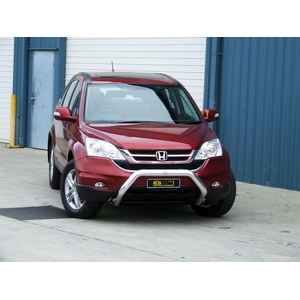 ECB Silver Hammertone Nudge Bar to suit Honda CR-V Ex Aero Bump 02/07 - 10/12