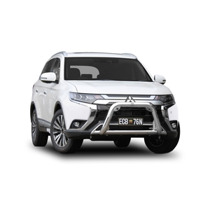 ECB Black Ripple Nudge Bar to suit Mitsubishi Outlander ZL 06/18 - 07/21