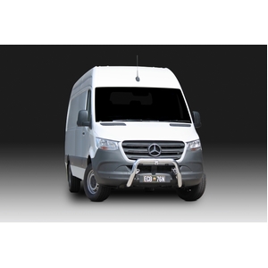 ECB Black Ripple Nudge Bar to suit Mercedes-Benz Sprinter RWD/AWD 11/18 - Onwards