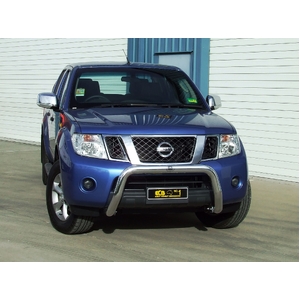 ECB Black Ripple Nudge Bar to suit Nissan Navara D40 ST-X V6 TD 2012 - 03/15
