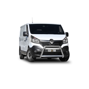 ECB Silver Hammertone Nudge Bar to suit Renault Trafic 10/18 - 06/22