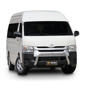 ECB Black Ripple Nudge Bar to suit Toyota HiAce Commuter 02/14 - 04/19