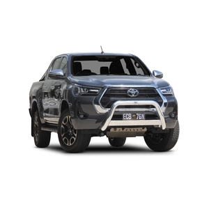 ECB Textura Black Nudge Bar to suit Toyota HiLux SR & SR5 Wide Cab 09/20 - Onwards