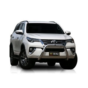 ECB Textura Black Nudge Bar to suit Toyota Fortuner 12/15 - 05/19