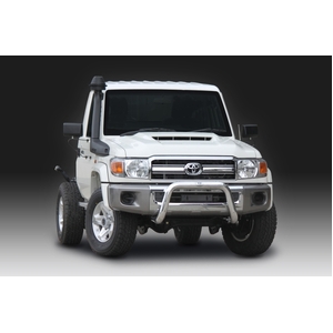 ECB Polished Nudge Bar to suit Toyota LandCruiser 79 Series Single Cab 11/16 - Onwards