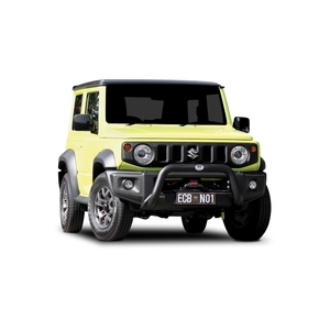 ECB Textura Black Winch Mount Nudge Bar to suit Suzuki Jimny 11/18 - Onwards