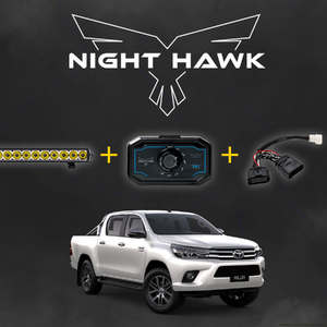 Bushranger Night Hawk 32" VLI Series SR LED Light Bar Kit to suit Toyota Hilux 2015 - Onwards (with Factory Bi-LEDs)