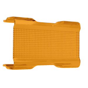 Bushranger Night Hawk Light Bar Diffused Cover - Amber (Pair)
