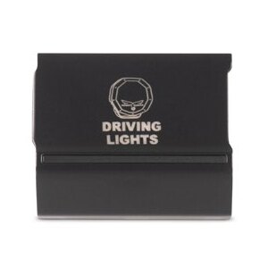 Bushranger Night Hawk Driving Light Switch for Volkswagen Amarok 2016 - 2023 Top Dash (Black Strip)