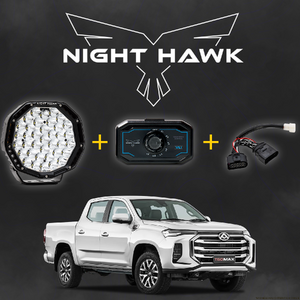 Bushranger Night Hawk 7" VLI Series LED Driving Light Kit to suit LDV T60 2017 - Onwards (with Factory LED's)