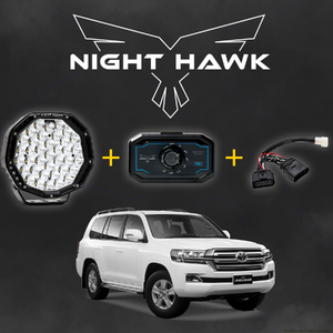 Bushranger Night Hawk 7" VLI Series LED Driving Light Kit to suit Toyota Land Cruiser 200 Series 2016 - 2022 (with Factory LED's)