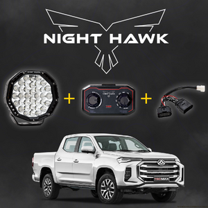 Bushranger Night Hawk 9" VBP Series LED Driving Light Kit to suit LDV T60 2017 - Onwards (with Factory LED's)