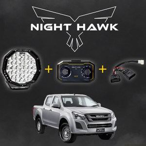 Bushranger Night Hawk 9" VCT Series LED Driving Light Kit to suit Isuzu D-Max 2012 - 2020 (with Factory LEDs)