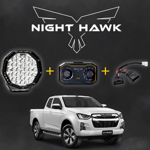 Bushranger Night Hawk 9" VCT Series LED Driving Light Kit to suit Isuzu D-Max 2020 - Onwards (with Factory LED's)