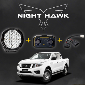 Bushranger Night Hawk 9" VCT Series LED Driving Light Kit to suit Nissan Navara NP300 (with Factory LED's)