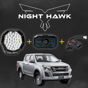 Bushranger Night Hawk 9" VLI Series LED Driving Light Kit to suit Isuzu D-Max 2012 - 2020 (with Factory LEDs)
