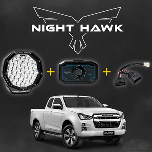 Bushranger Night Hawk 9" VLI Series LED Driving Light Kit to suit Isuzu D-Max 2020 - Onwards (with Factory LED's)