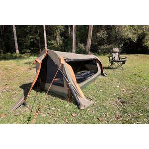 Oztent DS-2 Pitch Black Double Dome Swag