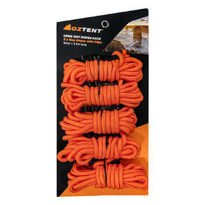 Oztent Long Guy Rope with Clip 5 Pack