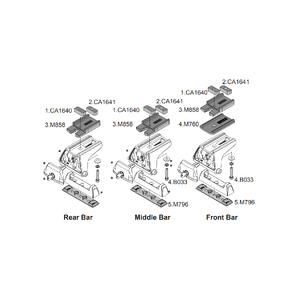 Rhino-Rack PLHS4 - Rhino-Rack Backbone Pioneer Leg Height Spacer