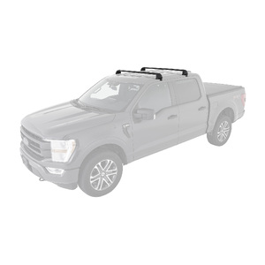 Rhino-Rack RV0648B Vortex ROC25 Flush Black 2 Bar Roof Rack for FORD F150 13th Gen Super Cab 2DR Ute (01/2015-12/2020)