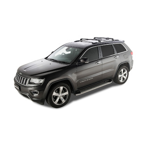 Rhino-Rack RVP27 Vortex RVP Black 2 Bar Roof Rack for JEEP Grand Cherokee WK2 With Metal Roof Rails 5DR 4WD (01/2011-12/2022)