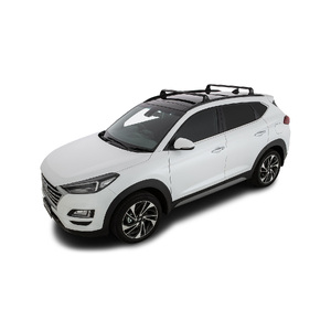 Rhino-Rack RVP70 Vortex RVP Black 2 Bar Roof Rack for HYUNDAI Tucson Gen 3 - TL3 (Post Facelift) With Flush Rails 5DR SUV (01/2019-12/2021)