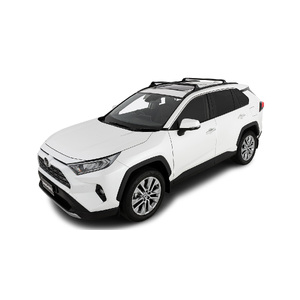 Rhino-Rack RVP81 Vortex RVP Black 2 Bar Roof Rack for TOYOTA Rav4 Gen 5 XA50 With Flush Rails 5DR SUV (05/2019-Current)