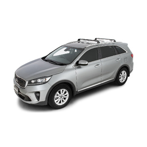 Rhino-Rack RVP87 Vortex RVP Black 2 Bar Roof Rack for KIA Sorento Gen3 UM With Flush Rails 4DR SUV (01/2015-12/2020)