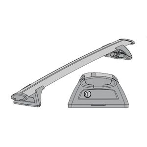 Yakima Aero Thru Bar 150cm (Black)