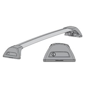 Yakima Aero Flush Mixed Bars S5 and S6 (Black)