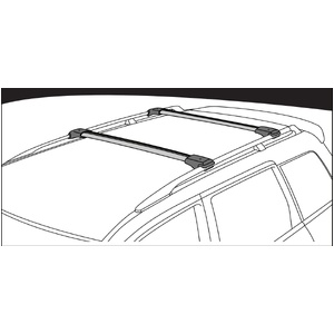 Prorack Aero Rail Bars 80 - 90cm (Silver)
