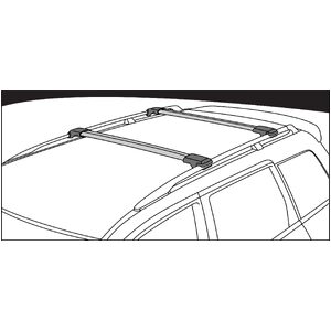 Yakima Aero Rail Mixed Bars S42 and S43 (Silver)