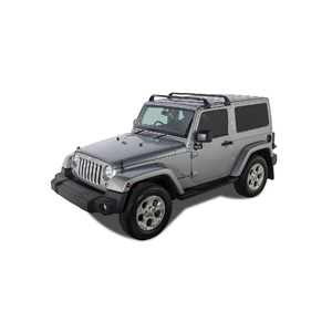 Rhino-Rack SG60 Vortex SG Black 2 Bar Roof Rack for JEEP Wrangler JK Hard Top 2DR 4WD (02/2011-03/2019)