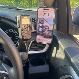Scrub King Phone & UHF Mount to suit Isuzu D-Max 2020 - 2024