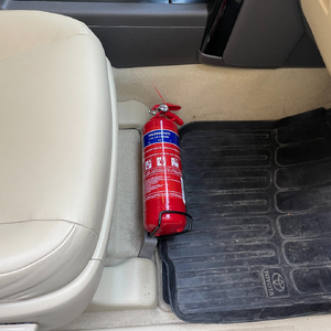 Scrub King Fire Extinguisher Bracket to suit Toyota Prado 120 Series (Matte Black)