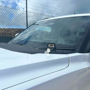 Scrub King Bonnet Hinge Ditch Light Bracket to suit BYD Shark 6 (Matte Black)