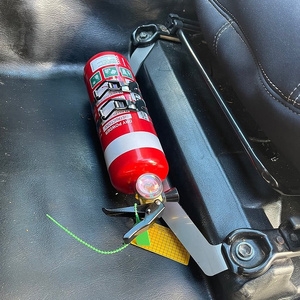 Scrub King Fire Extinguisher Bracket to suit Toyota Hilux 2005 - 2014 (Stainless Steel)