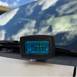 Scrub King Bonnet Hinge Ditch Light Bracket to suit Toyota Hilux 2005 - 2014 (Stainless Steel)