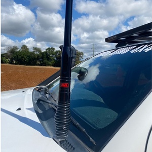 Scrub King Bonnet Hinge UHF Antenna Bracket to suit Toyota Hilux N70 2005 - 2014 (Stainless Steel)