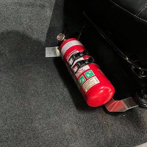 Scrub King Fire Extinguisher Bracket to suit Mitsubishi Triton 2006 - 2015 (Stainless Steel)