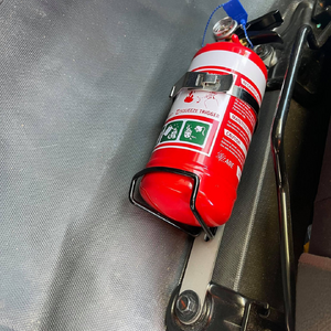 Scrub King Fire Extinguisher Bracket to suit Isuzu D-Max 2012 - 2020 (Stainless Steel)