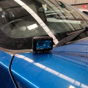 Scrub King Bonnet Hinge Ditch Light Bracket to suit Mitsubishi Triton MQ 2015 - 2018 (Stainless Steel)