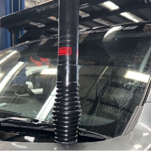 Scrub King Bonnet Hinge UHF Antenna Bracket to suit Nissan Navara 2015 - 2024 (Stainless Steel)