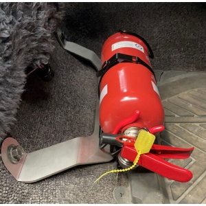 Scrub King Fire Extinguisher Bracket to suit Toyota LandCruiser 80 Series (Stainless Steel)