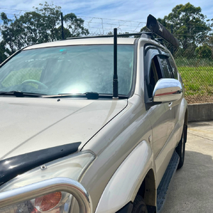 Scrub King Bonnet Hinge UHF Antenna Bracket to suit Toyota Prado 120 Series